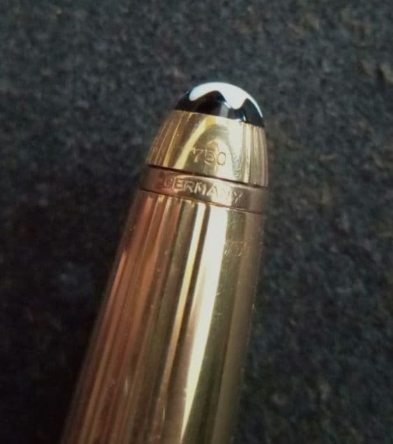 モンブラン 18金無垢 万年筆 マイスターシュテュック1447 ジャンク品
