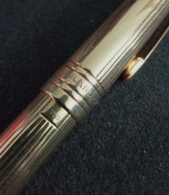 モンブラン 18金無垢 万年筆 マイスターシュテュック1447 ジャンク品