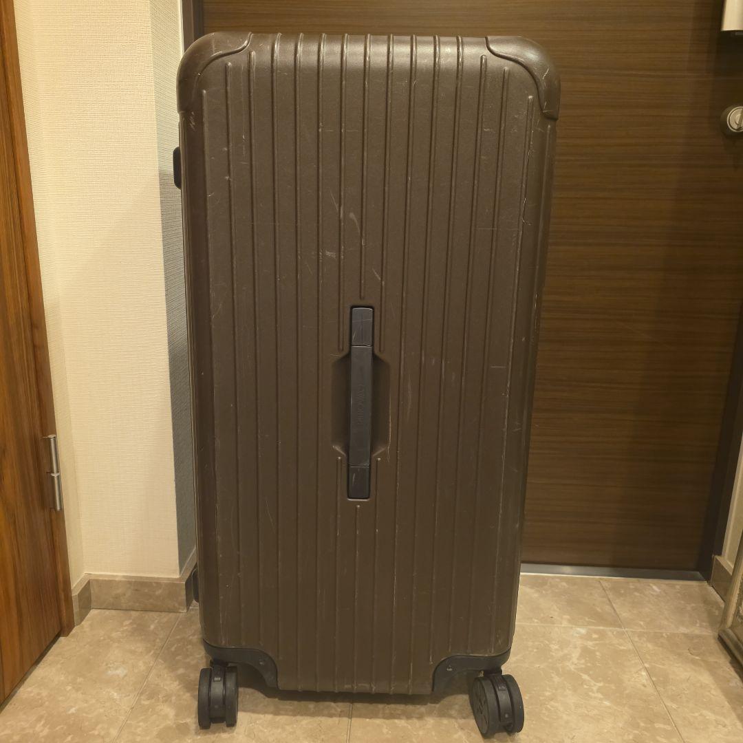 リモワRIMOWAブラウン キャリーケース 大容量 4輪