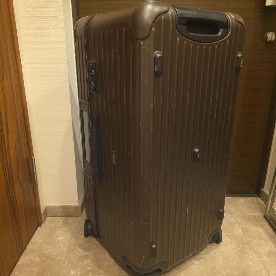 リモワRIMOWAブラウン キャリーケース 大容量 4輪