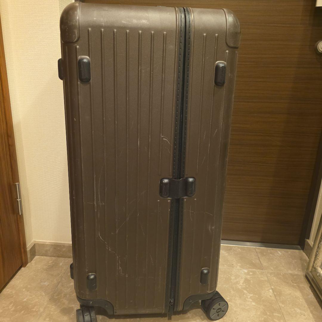リモワRIMOWAブラウン キャリーケース 大容量 4輪