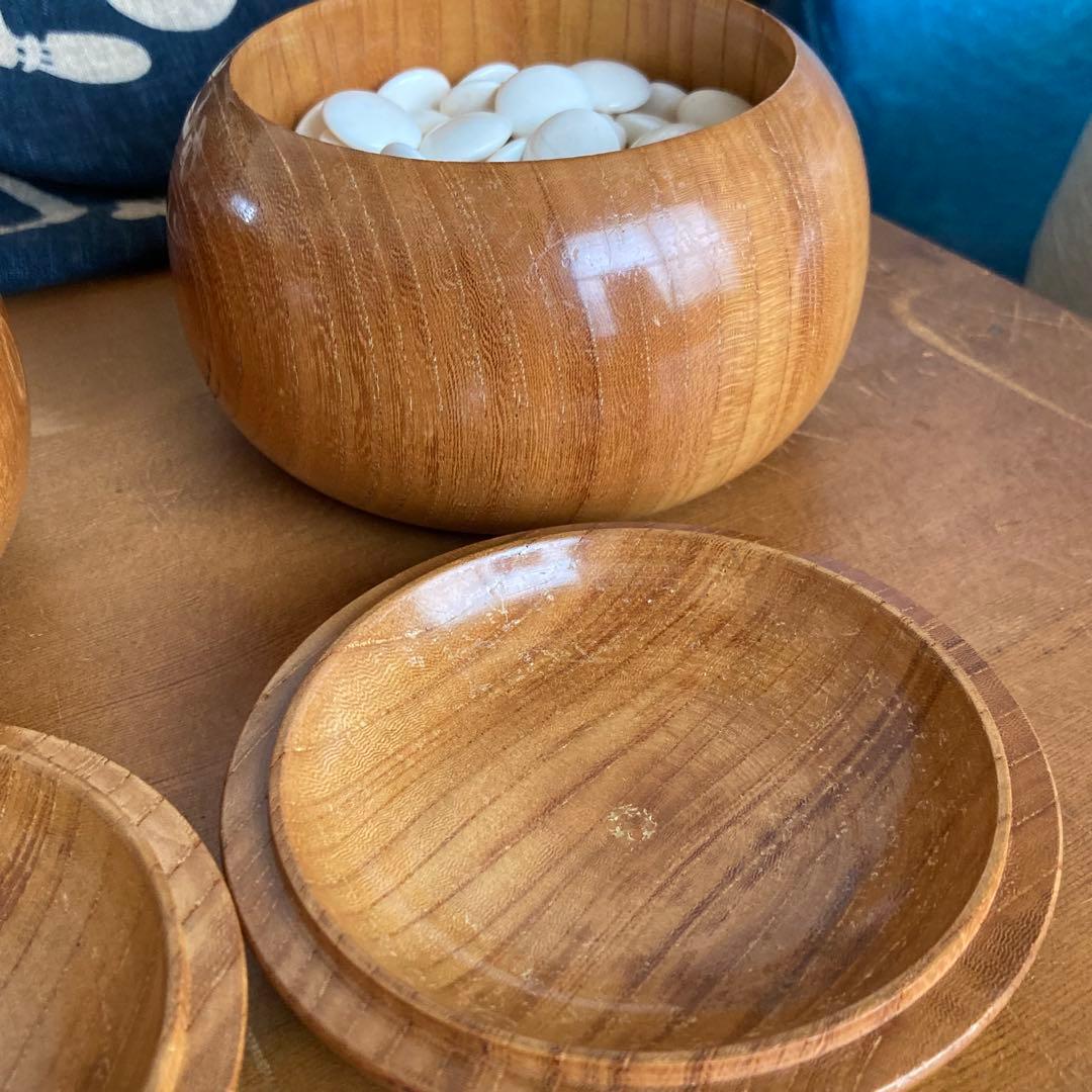 碁石、碁笥、碁笥箱のセット