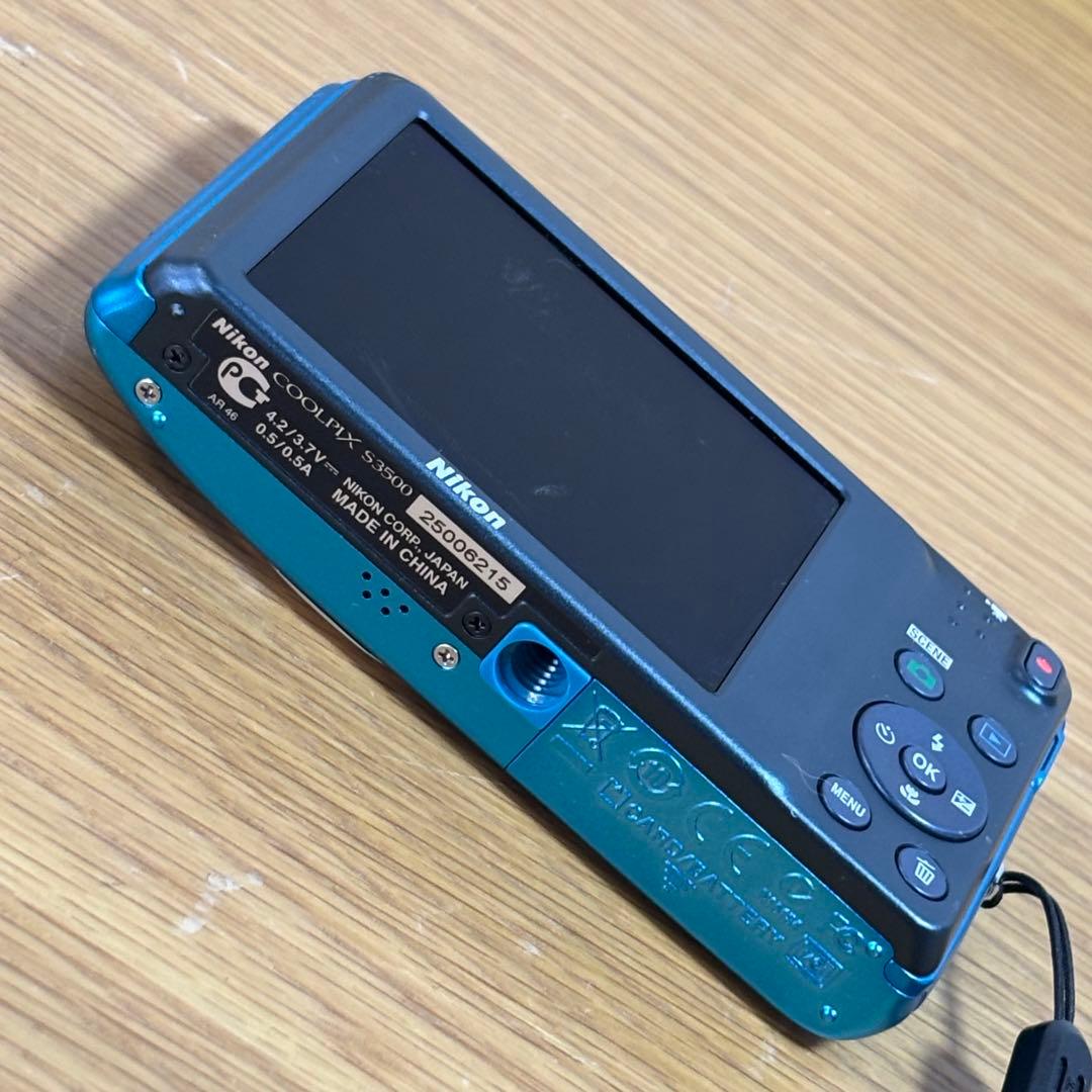 Nikon COOLPIX S3500 オリエンタルブルー　デジタルカメラ