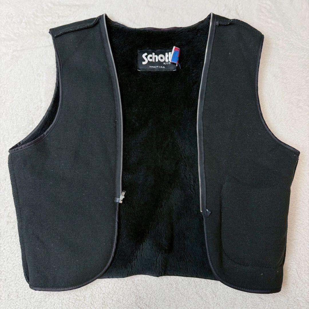 size40 schott AT101 ライダースジャケット 2way ライナー