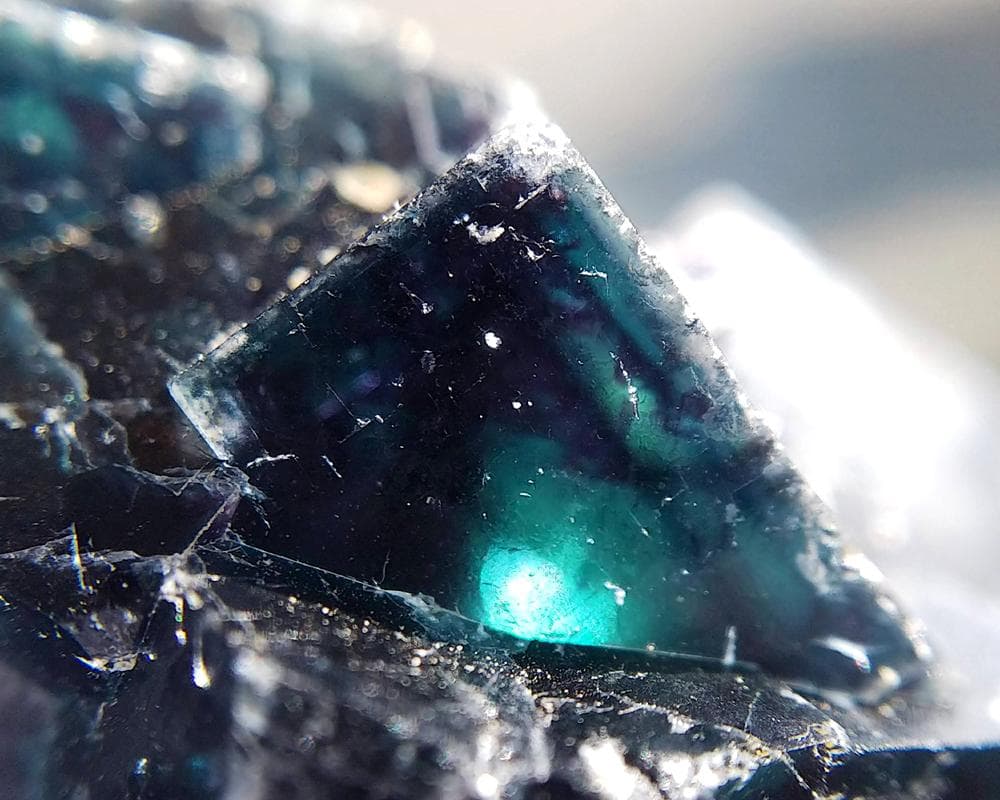 513 オコルス鉱山 フローライト ブルー パープル 蛍石