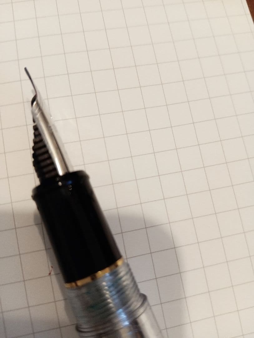 プラチナ万年筆　3776 センチュリー忍野　F（首軸が黒）