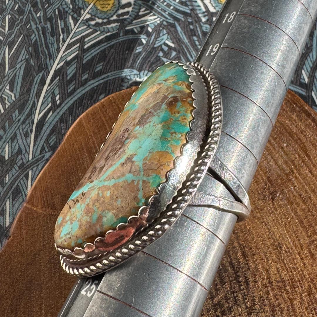 m*a様 90年代　ヴィンテージ 　インディアンジュエリー　ターコイズ 　シルバ