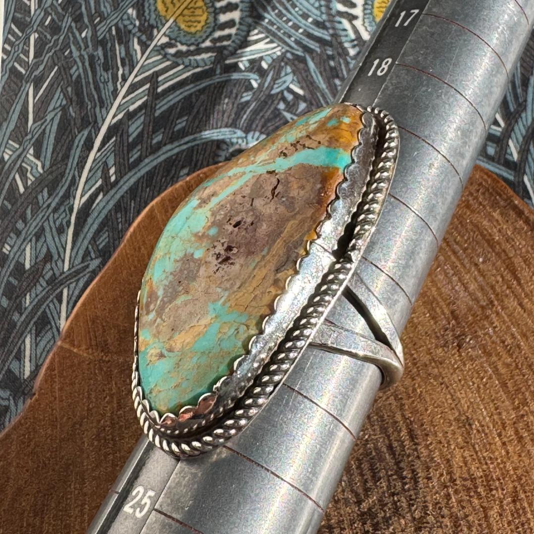 m*a様 90年代　ヴィンテージ 　インディアンジュエリー　ターコイズ 　シルバ