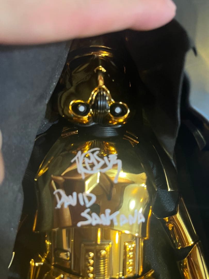 ムービー・マスターピース　ストームトルーパー（ゴールド・クロム版）サイン入り