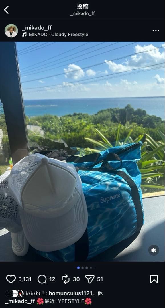 MIKADO着用 Homunculus tour CAP