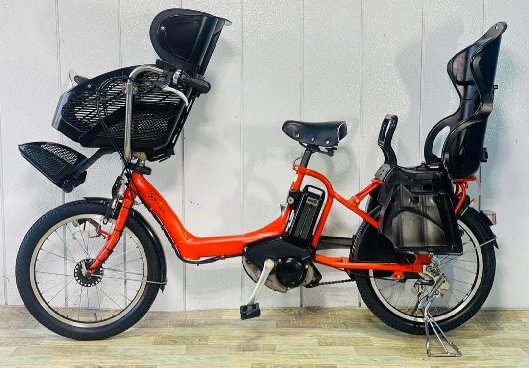 3059ブリヂストン8.7アンペア3人乗り対応子供乗せ　電動アシスト自転車