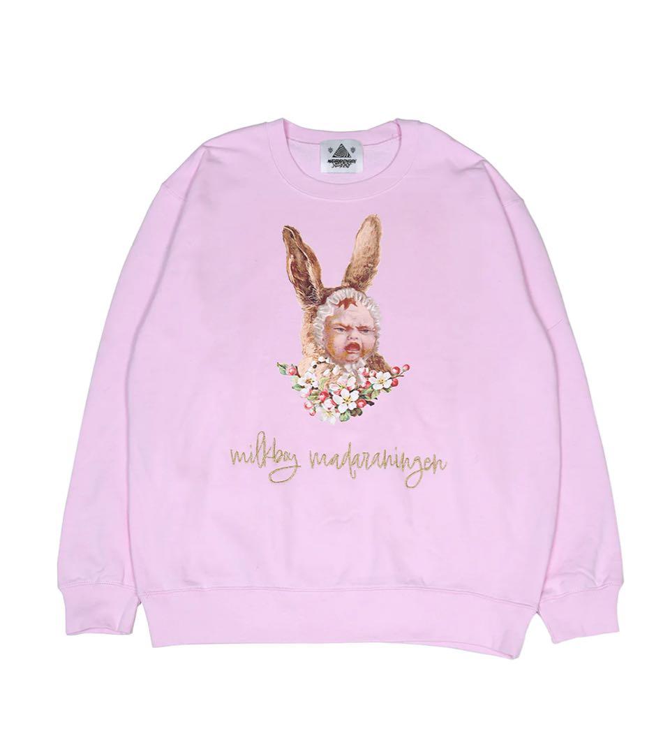 MILKBOY×マダラニンゲン スウェットMADARANINGEN トレーナー