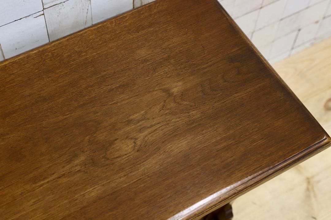 GMHO93○英国カントリー オーク無垢材 クラシック マガジンラック ブックラ