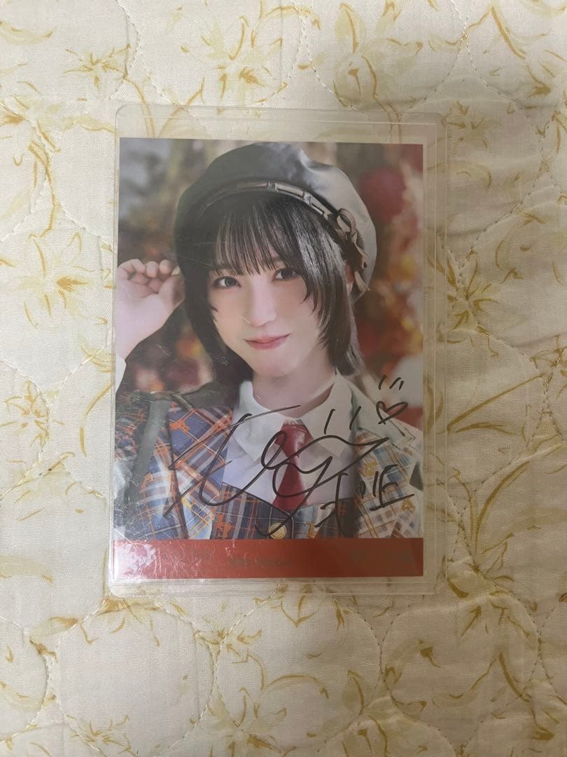 野口衣織 ヨリ ラブソング衣装 直筆 生写真