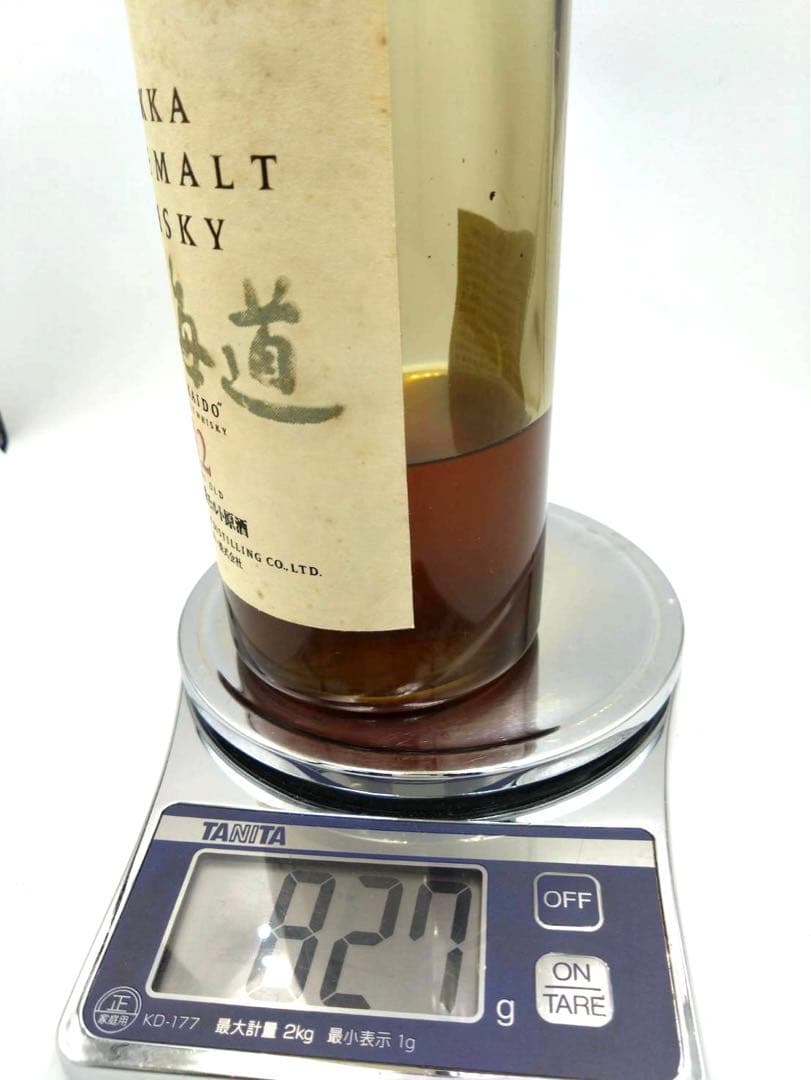 ニッカ 北海道 ピュアモルト 12年 ウィスキー 長期熟成モルト原酒 箱付き