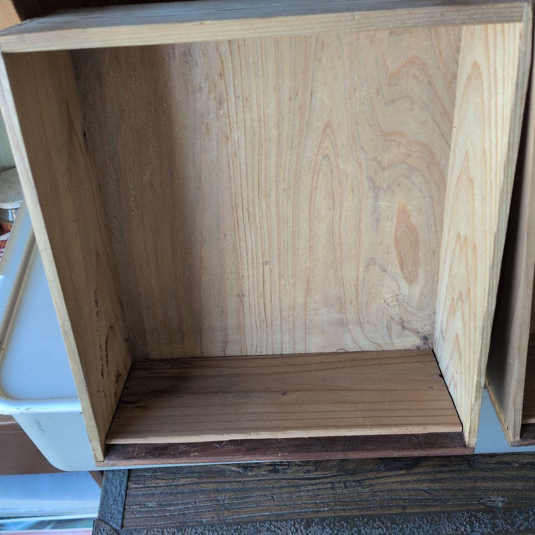 ブロカント古道具ビィンテージキャビネット ガラス扉付き