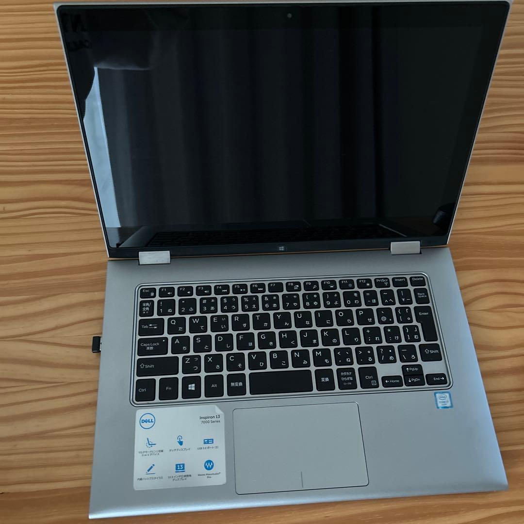 Dell i7 2in1 タッチパネル メモリ8G SSD256G ペン付