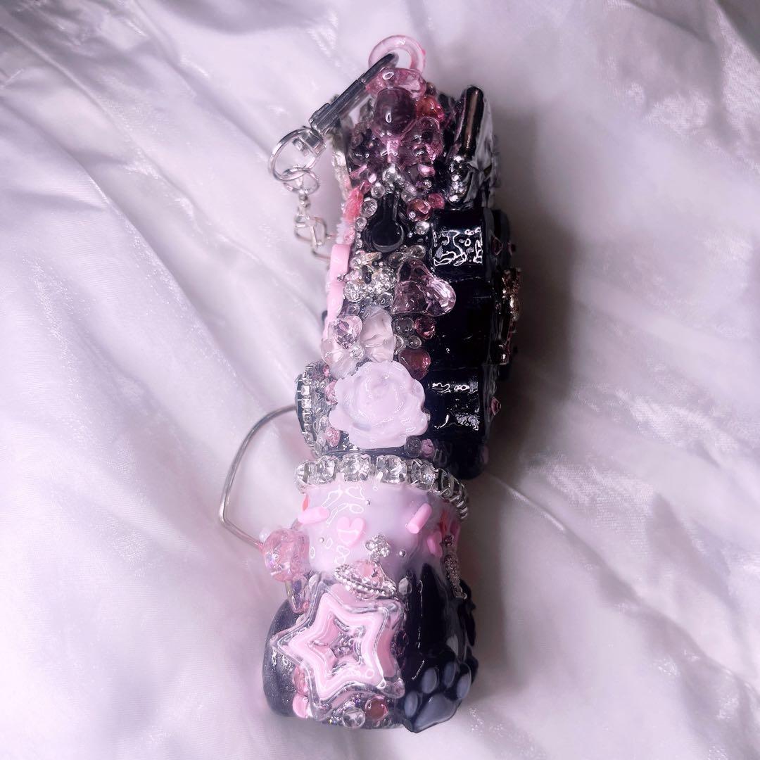 【8】泣ねこピンク iQOSケース デコ イルマワン デコケース 地雷系 ギャル