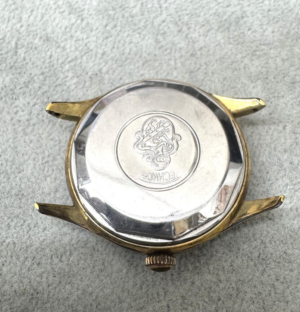 ★稼働品★TECHNOS テクノス テクノマチック 手巻き腕時計 フェイスのみ