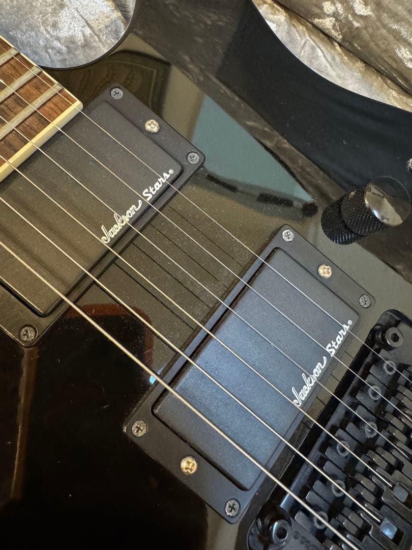 エレキギター　ジャクソンスターズ　ブラック　ケース付き