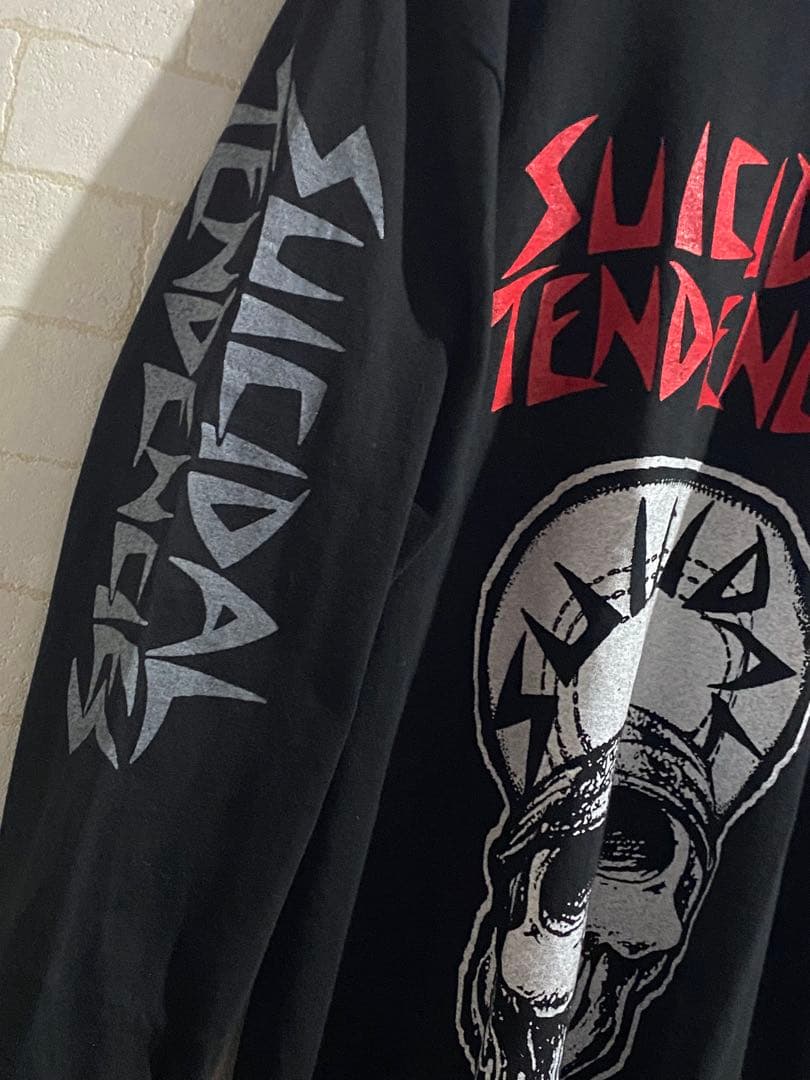 SUICIDAL TENDENCIES 長袖Tシャツ 黒 Sサイズ