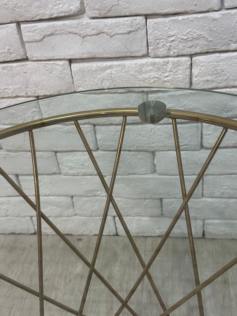 【東京23区配送無料】定価4万円　フランフラン　サイドテーブル　ガラス　センター