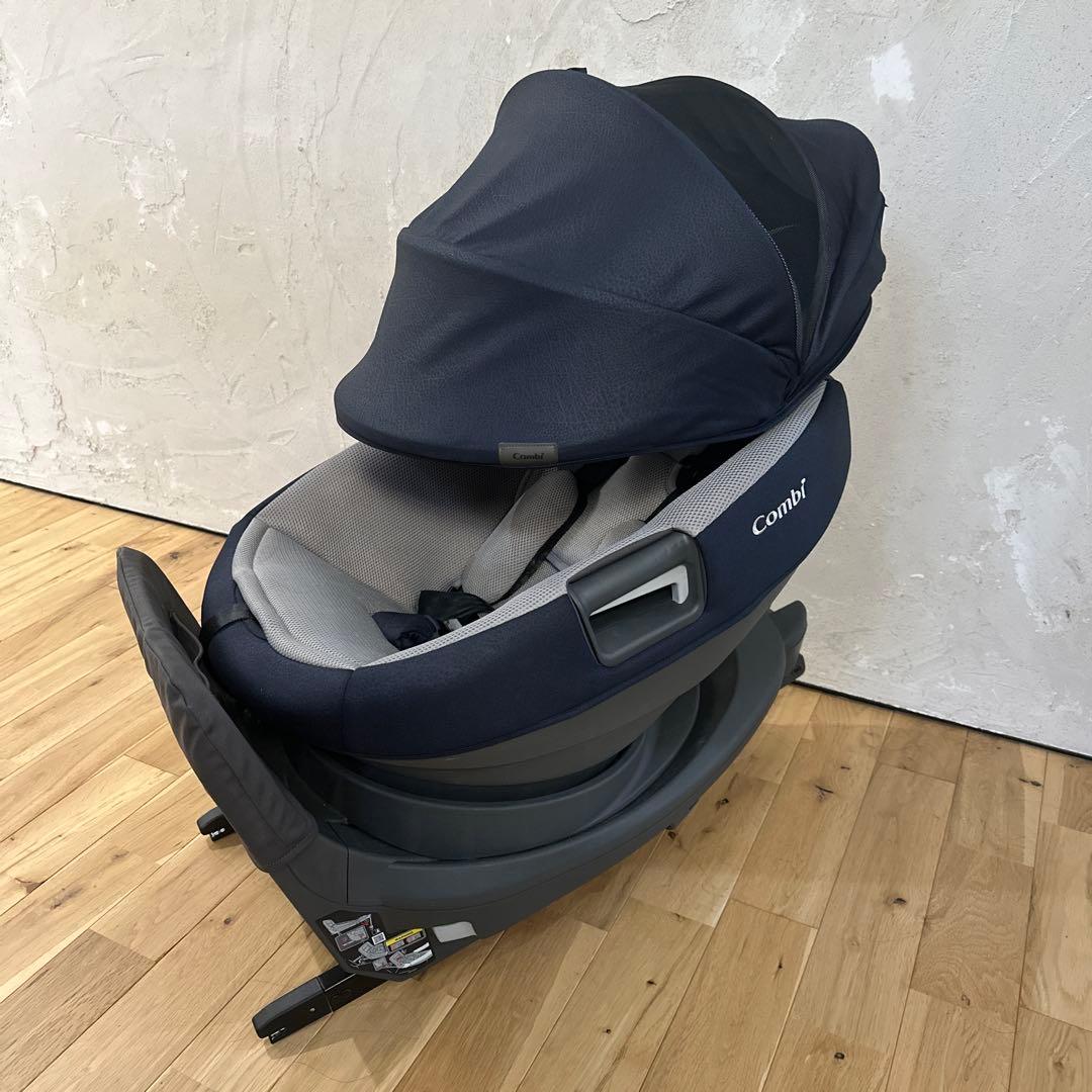 6チビーズ　Combi 車用チャイルドシート グレー/ネイビー