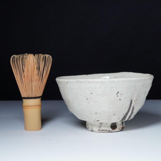 石田陶春　粉引茶碗　共箱　茶道具　丹波焼　高麗茶碗写