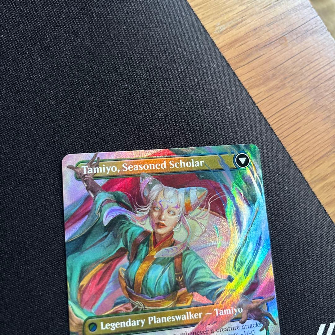 MTG 英語 知りたがりの学徒、タミヨウ テクスチャーフォイル NM