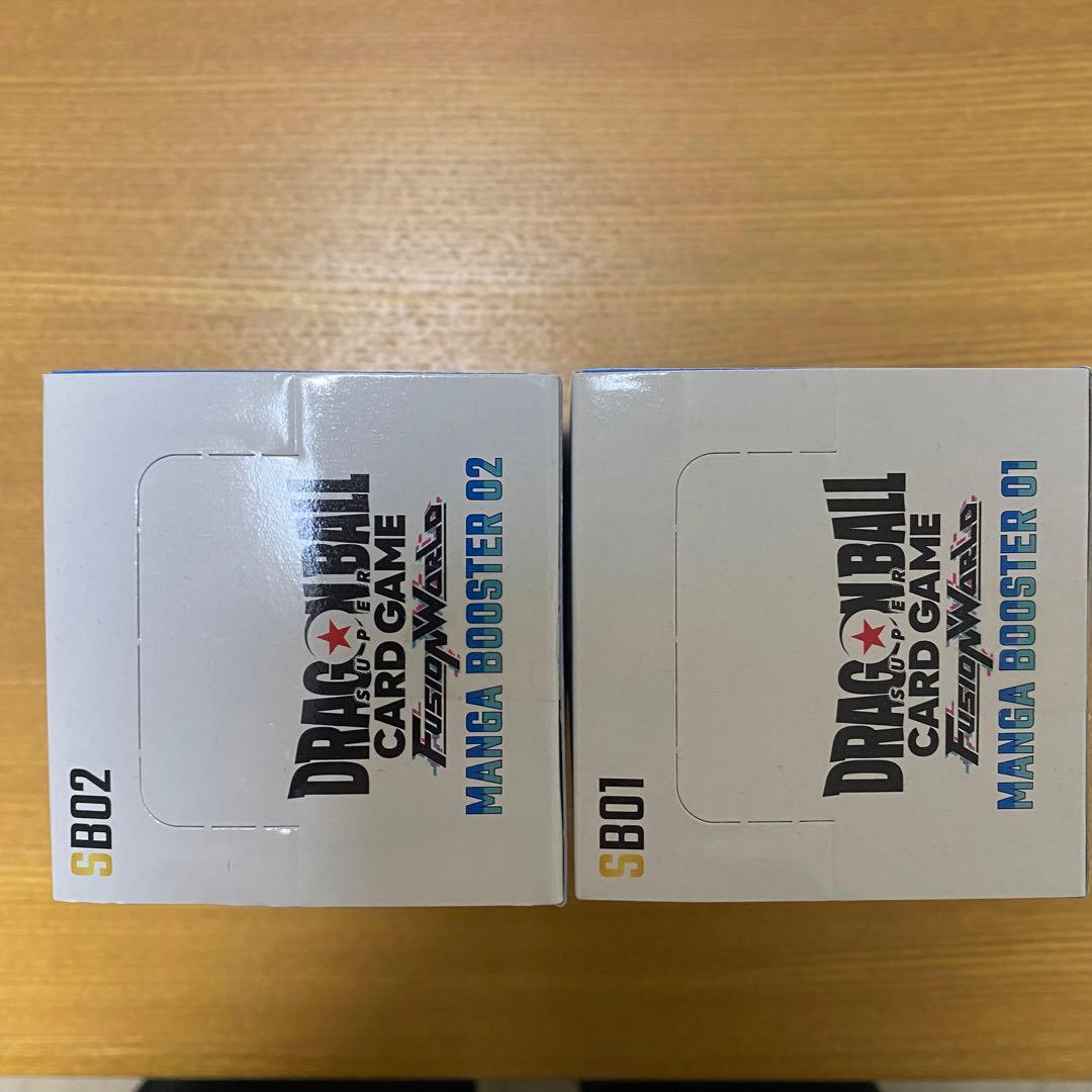 ドラゴンボールカード　マンガブースター　01 02 box セット