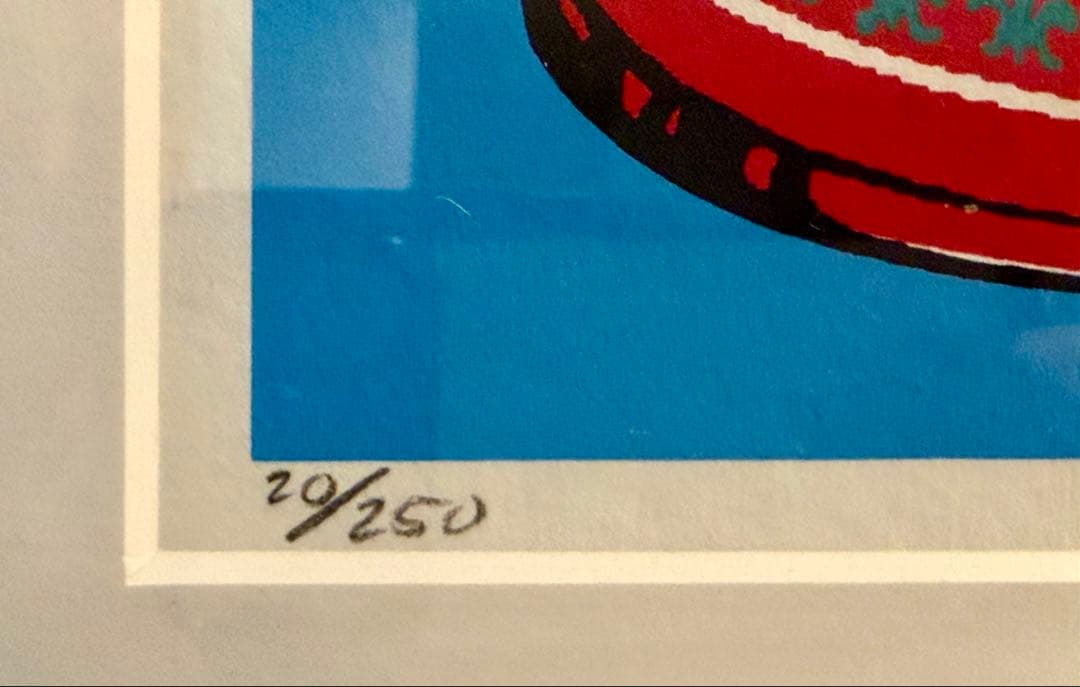 アンディ・ウォーホル 「キャンベル・スープ（トマト）」 版画 額装 限定品