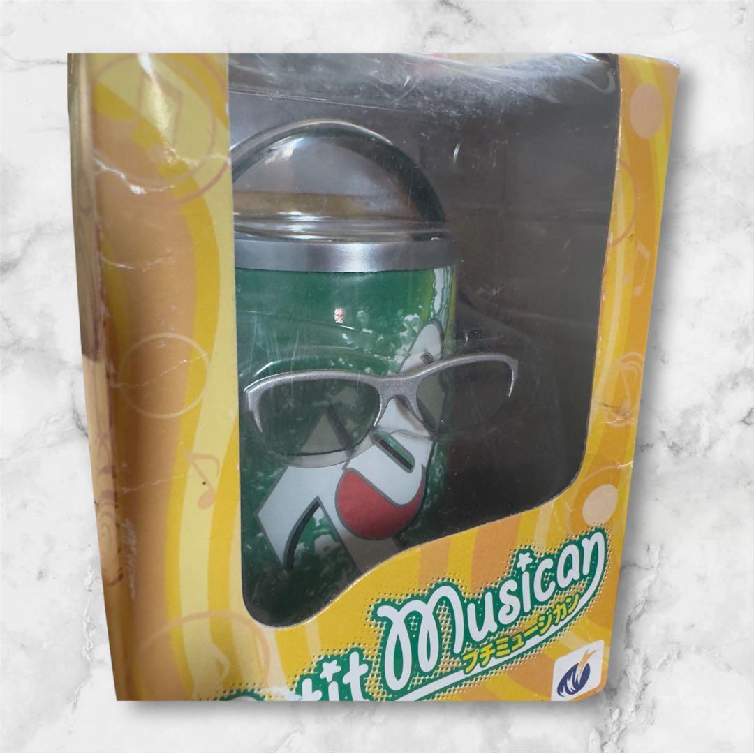 《レア》プチ ミュージカン　セブンアップ　音に反応して動くフラワーロック　レトロ