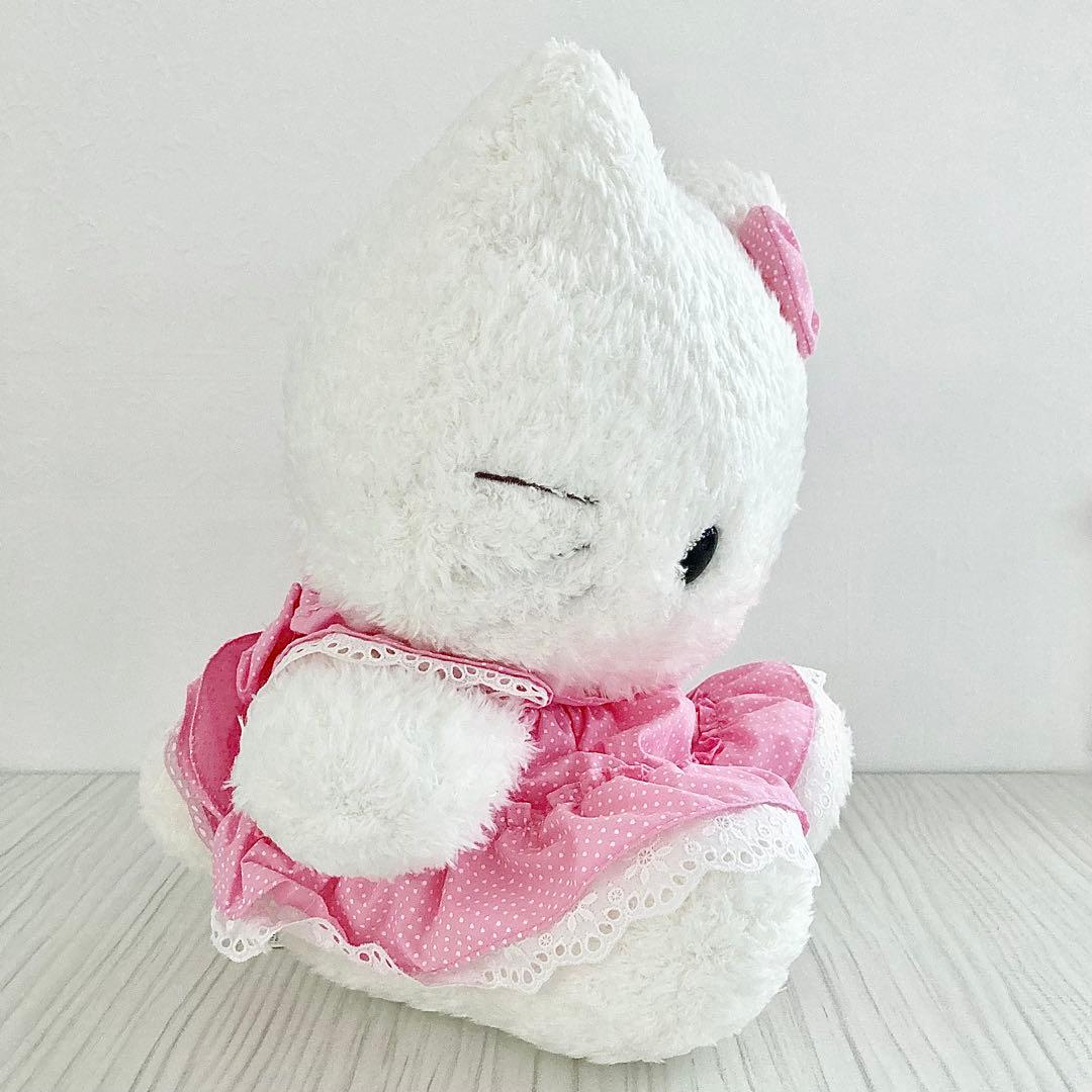 ❤️美品 レトロ ハローキティ エプロン ぬいぐるみ (L) 激レア 希少