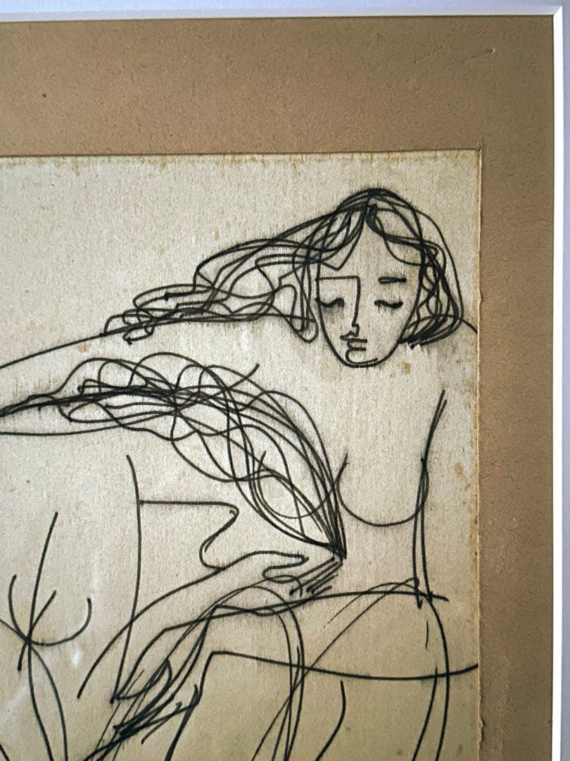 2123様感謝‼️肉筆「ふたり」ハンガリー現代作家nacskassy izolda