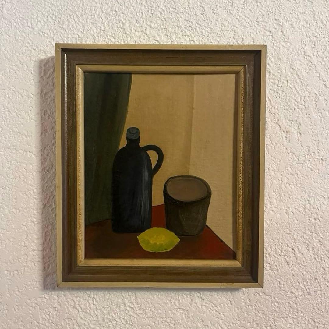 アンティーク油画 hookedvintage アアルト ウェグナーbullpen