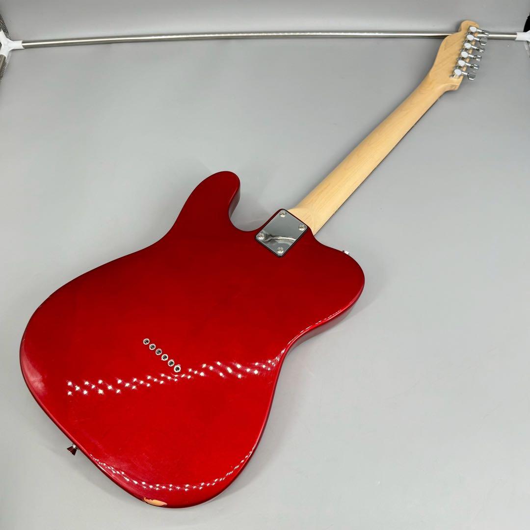 テレキャスター　fender ヘッド　メーカー不明　レッド