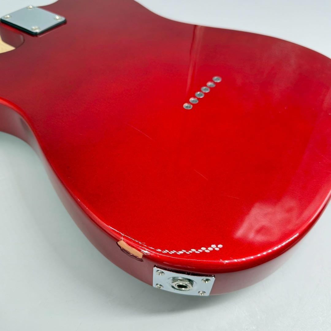 テレキャスター　fender ヘッド　メーカー不明　レッド