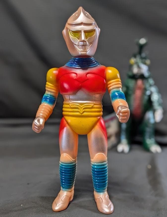 ジェットジャガー＆メガロ（Ｍ１号・ブルマァク復刻）ソフビフィギュア２体セット