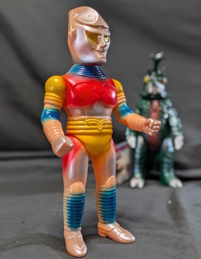 ジェットジャガー＆メガロ（Ｍ１号・ブルマァク復刻）ソフビフィギュア２体セット