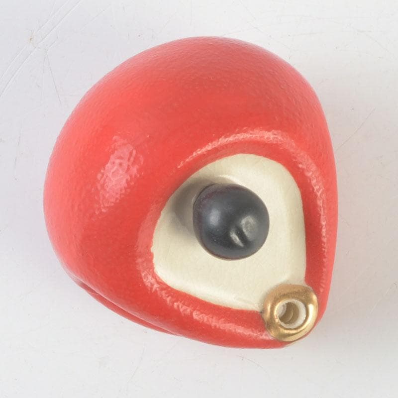 茶道具　萬古焼　加賀瑞山造　はじき猿　香合　共箱　V　9804