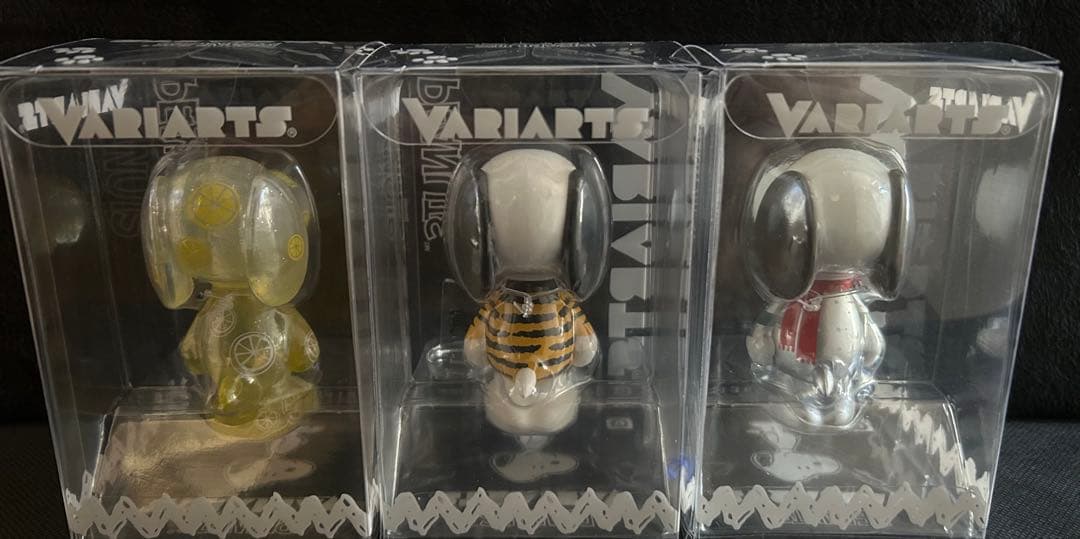 スヌーピー VARIANTS フィギュア 3点 セット ヴァリアーツ 新品