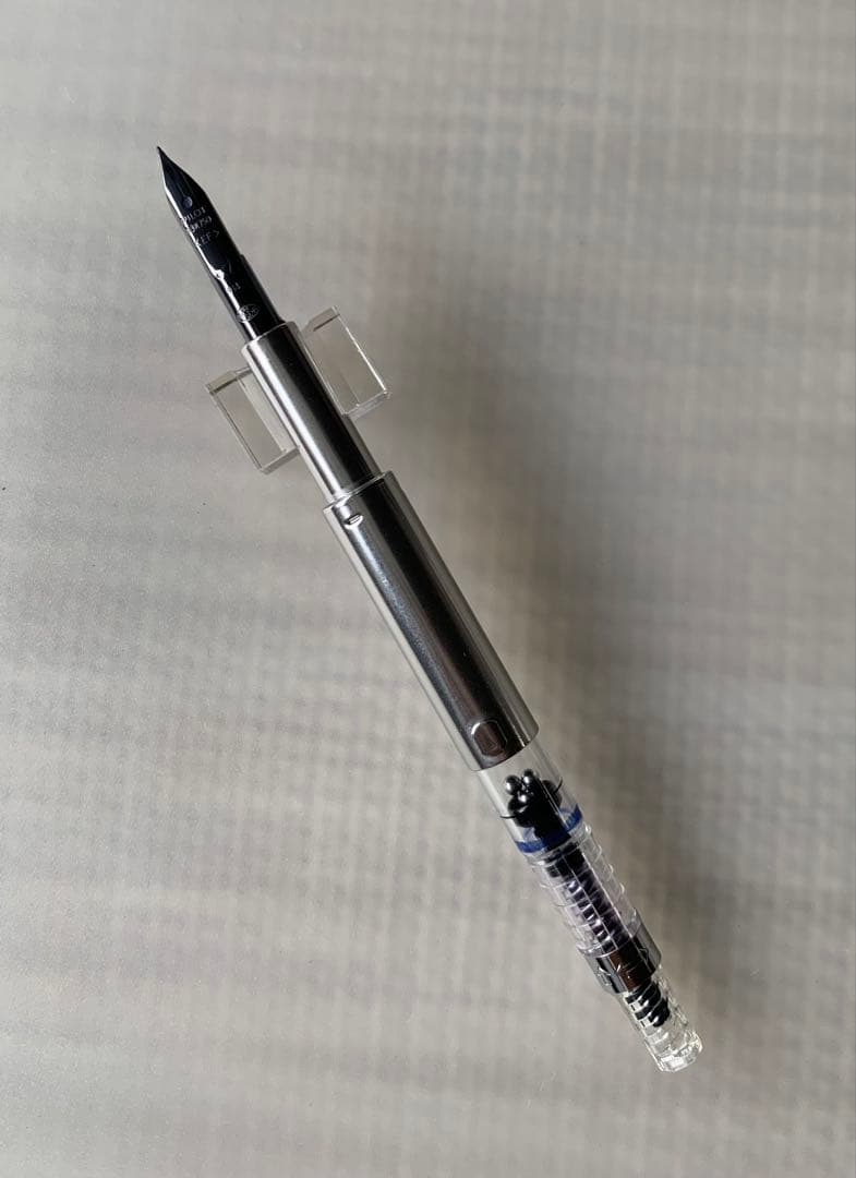 パイロット　海外版キャップレス万年筆　マットブルー　EFニブ