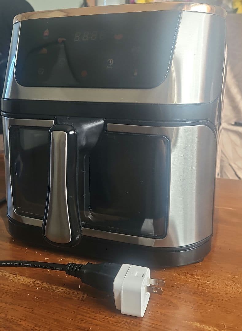 ノンフライヤー 10L大容量 シルバーステンレス製