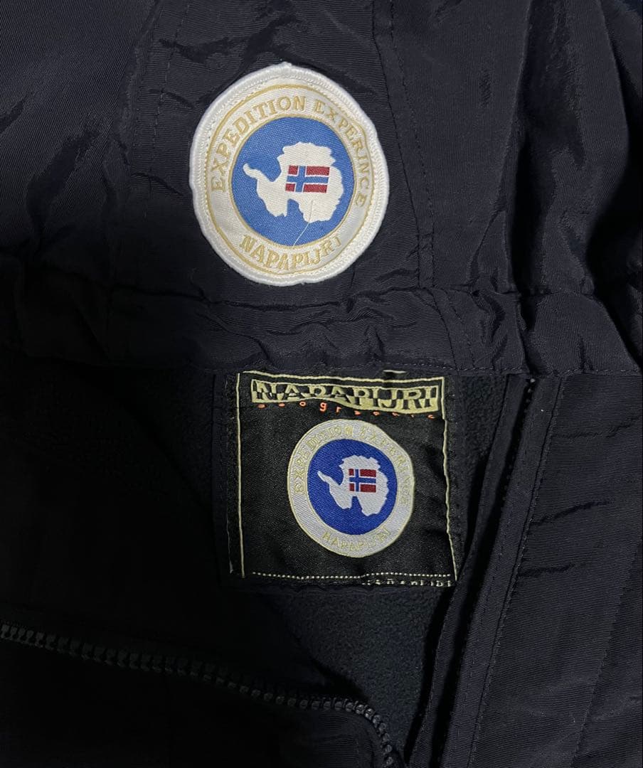 NAPAPIJRI ブラック アノラックジャケット アノラックパーカー