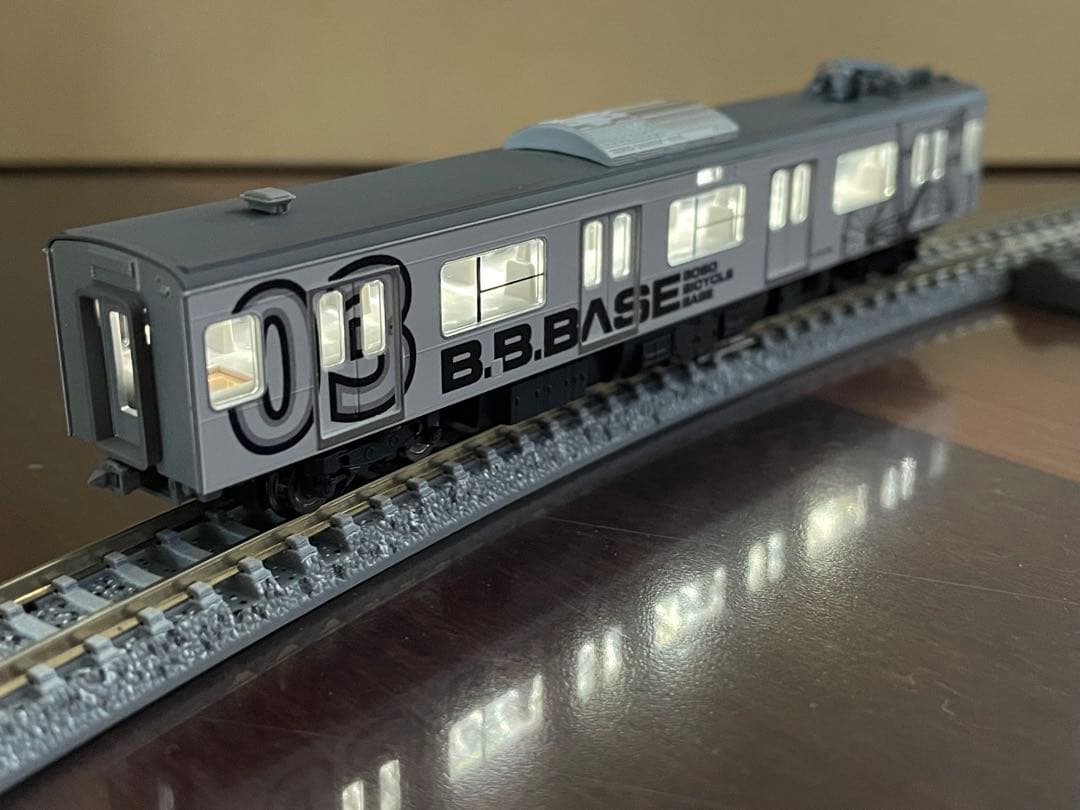 TOMIX 209系 BOSO BICYCLE BASE 一部室内灯付