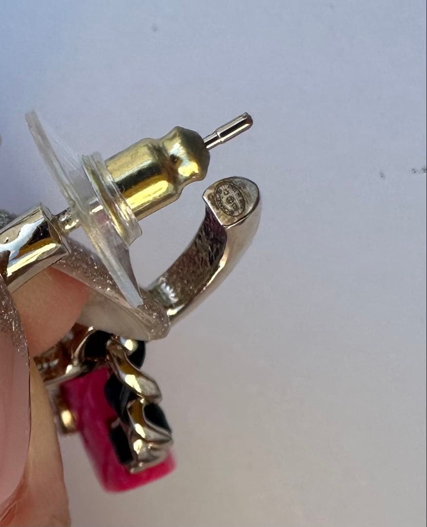CHANEL マトラッセ バッグモチーフ ピアス