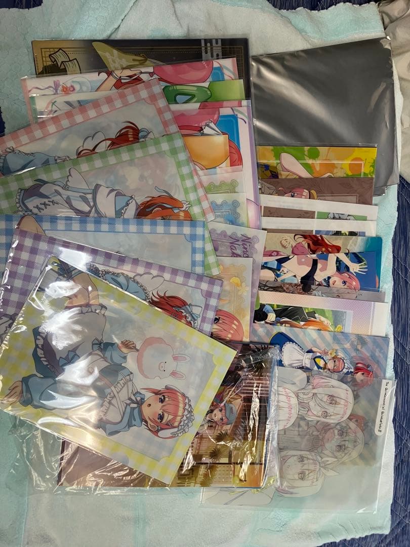 五等分の花嫁　クリアファイル　まとめ売り　44枚