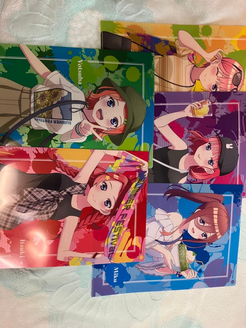 五等分の花嫁　クリアファイル　まとめ売り　44枚