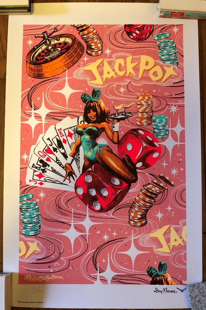 2枚組 ロッキンジェリービーン シルクスクリーン