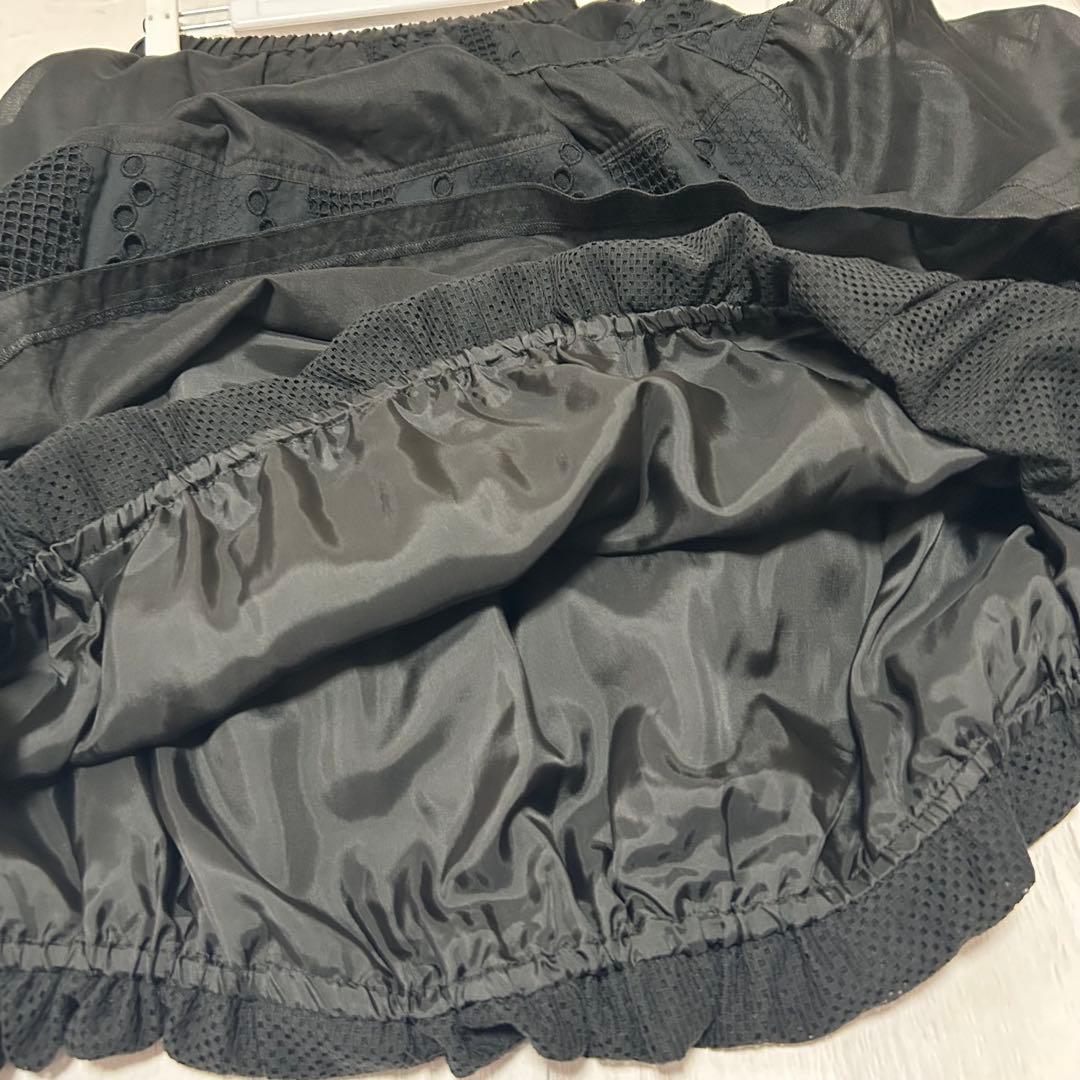 エイココンドウ　デザインスカート　Ｌ　アシンメトリー　バルーン 未使用【Ｅ2】